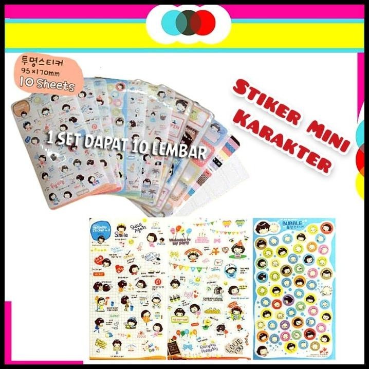 

TERBARU STIKER STICKER MINI KARAKTER LUCU EMOTIKON EMOTICON KOREA CASING HP !