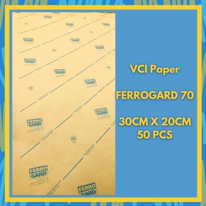 

Kertas Anti Karat Ferrogard 70 Ukuran 30Cm X 20Cm 50Pcs