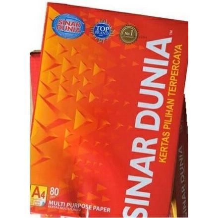 

Kertas Hvs A4 Sinar Dunia 80 Gram