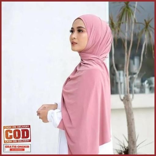 Hot Sale Hijab Pashmina Instan Jersey /Azila/Kerudung Pastan Pasmina Kekinian Viral Harga Hemat