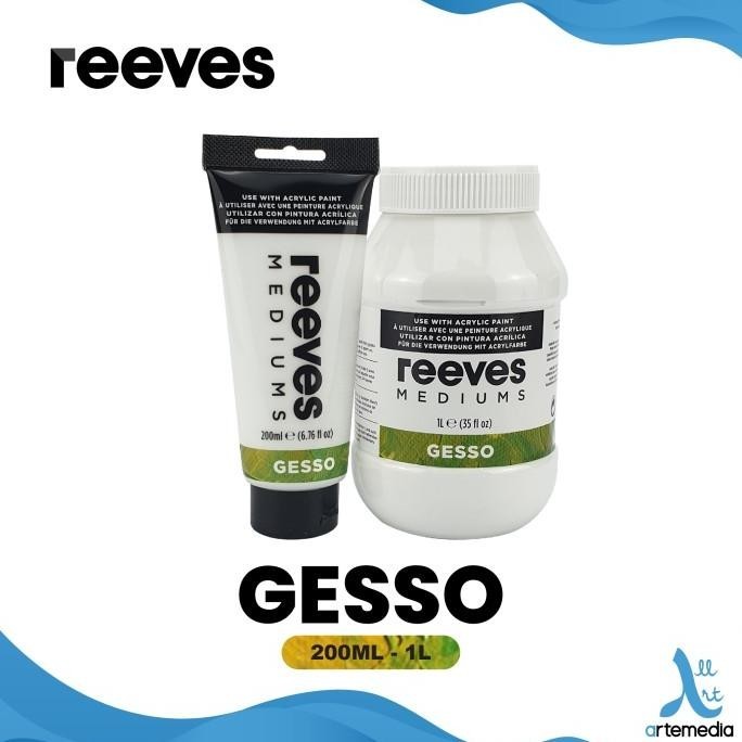 

Medium Cat Akrilik Reeves Gesso Primer Acrylic Medium