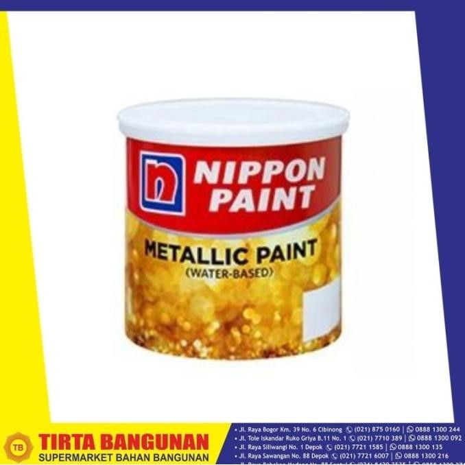 NIPPON PAINT METALLIC PAINT 3300 GOLD 75 ML