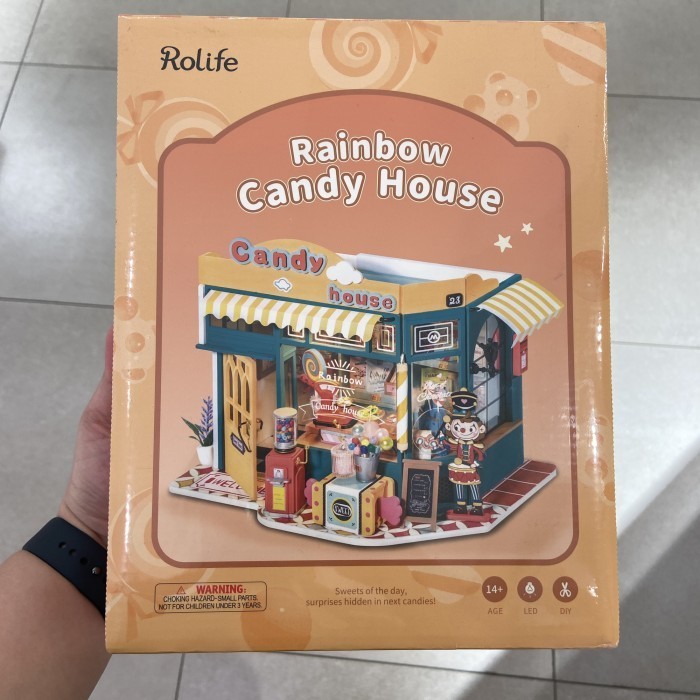 

Rolife Rainbow Candy House Bricks