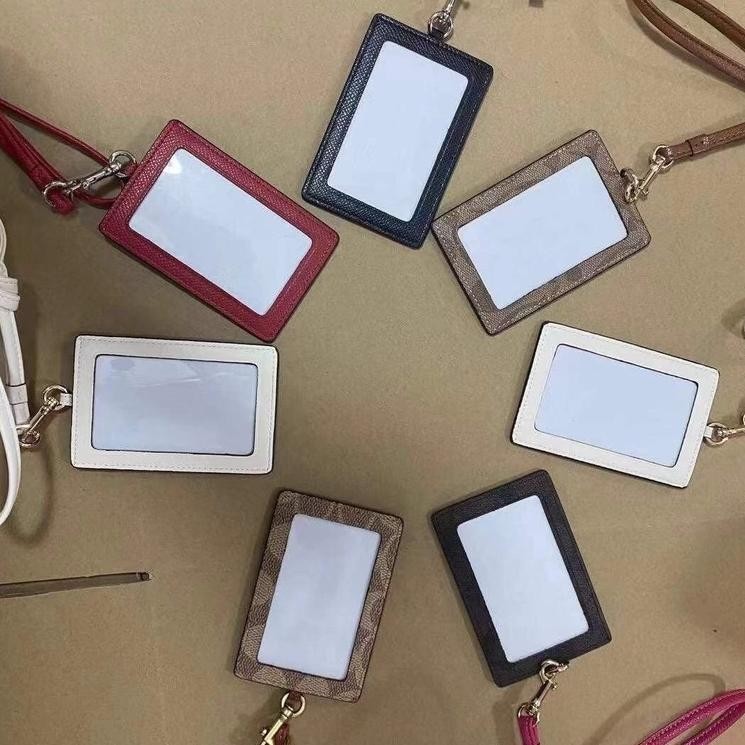 

BISA COD ORI - Branded Lanyard Id Card Holder Import Tas Kerja Gantung Leher Name Tag Photocard PL30