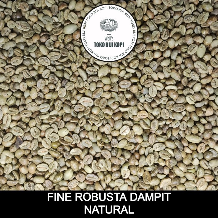 Green Bean / Kopi Mentah Fine Robusta Dampit Natural - 1 Kg