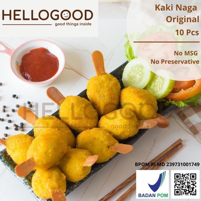 

Kaki Naga Original Frozen Food No MSG, izin Edar BPOM