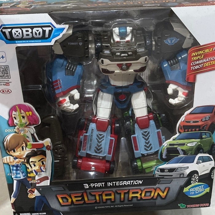 [AXA] MAINAN ROBOT TOBOT DELTATRON BESAR ORIGINAL YOUNG TOYS