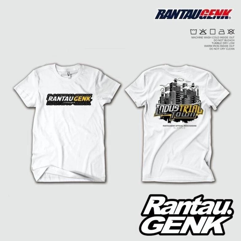 Kaos Rantau Gank Industri Town T-Shirt Rantau Gank  Baju Anak Dewasa Pria Wanita
