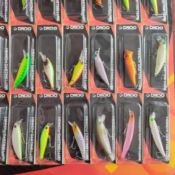Minow Casting Lure / Umpan Pancing Daido 1 Set Murah