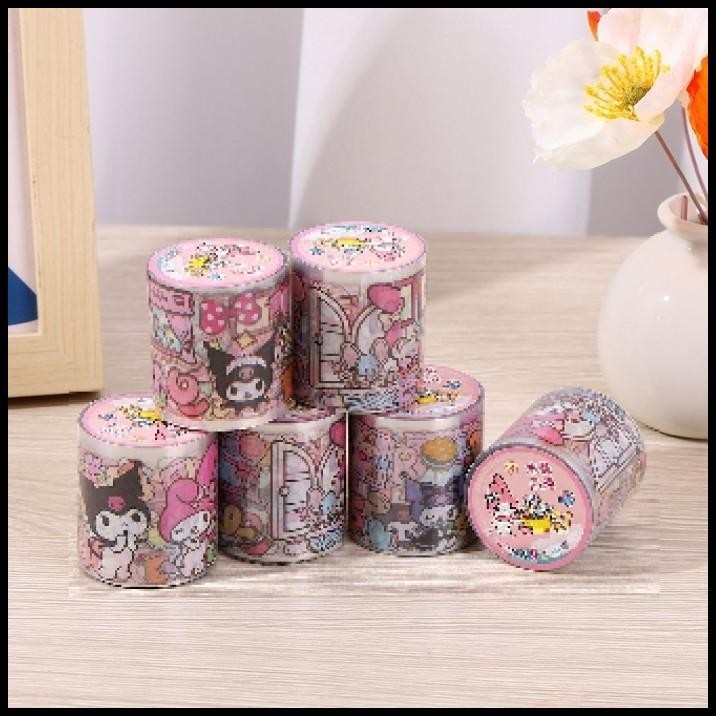 

DISKON GGT STIKER GULUNG KARAKTER LUCU STICKER WASHI TAPE STICKER ROLL DIY !!!!!