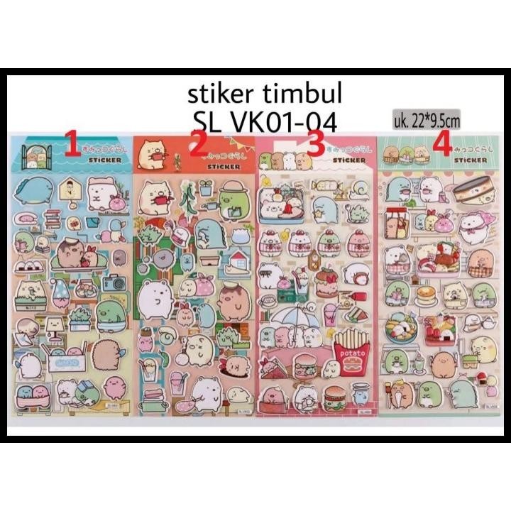 

HOT DEAL STICKER SUMIKKO GURASHI LINE STIKER GAMBAR BUSA TIMBUL IMPORT SUMIKO !!!
