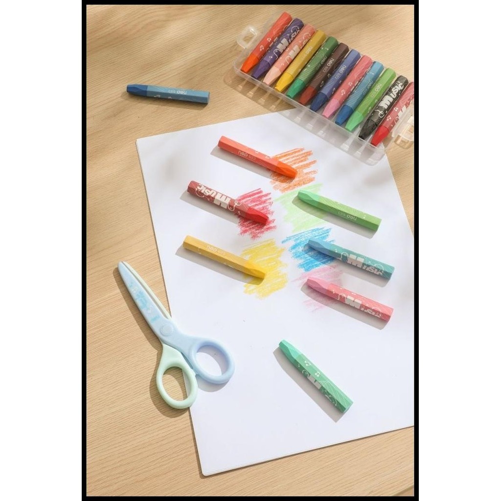 

TERMURAH CRAYON / KRAYON OIL PASTEL CC215 DELI SPECIAL AGNES MO EDITION !