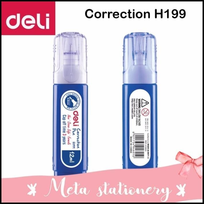 

TERMURAH CORRECTION LIQUID / TIPEX CAIR DELI BLUE H199