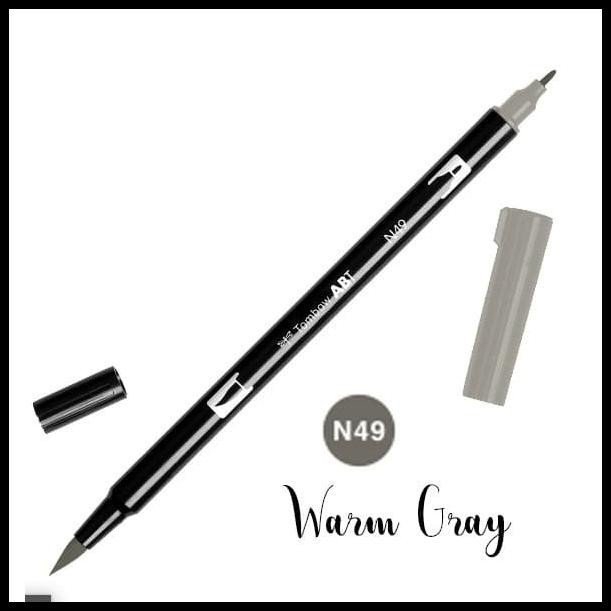 

TERBARU ABT TOMBOW DUAL BRUSH PEN ART MAKER N49 WARM GRAY !!