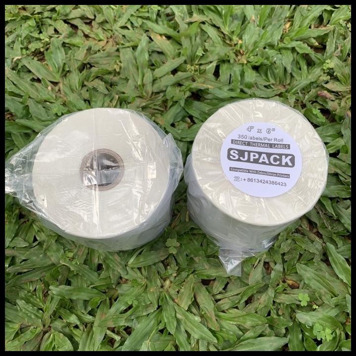 

TERMURAH KERTAS LABEL STIKER THERMAL ROLL 10X15 CM ISI 350 LBR LABEL RESI ONLIN !!!