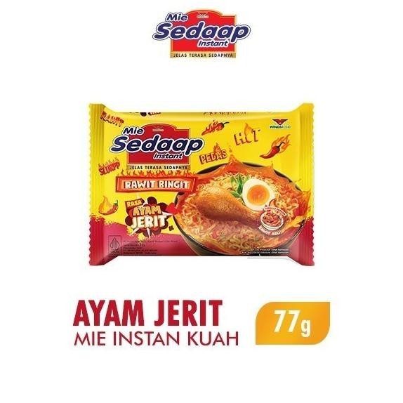 

BIG SALE SEDAAP MIE INSTAN AYAM JERIT 77 GR X 20 PCS !!!!!