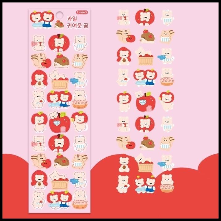 

TERBARU STICKER STIKER LUCU GLITTER CAKE DUCK BEAR IMUT DEKOR 05 DECO STICKER !!!!