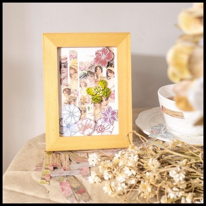 

DISKON CLASSIC BANNER FLOWER RETRO VINTAGE STYLE WASHI STICKER AEATHETIC !!!!