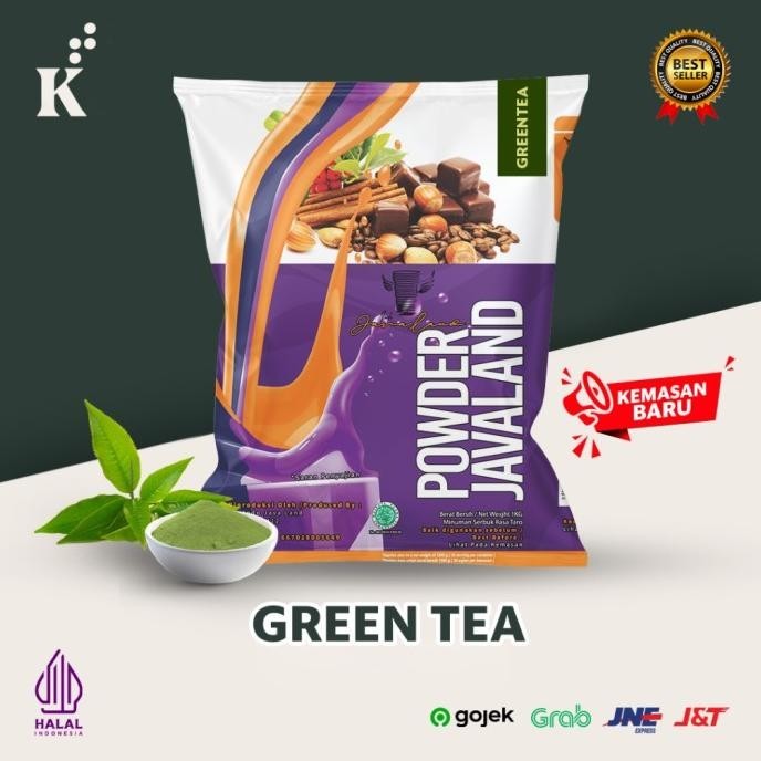 

READY STOCK BUBUK MINUMAN RASA GREEN TEA GREENTEA BUBBLE DRINK POWDER DRINK 1KG !!!!!