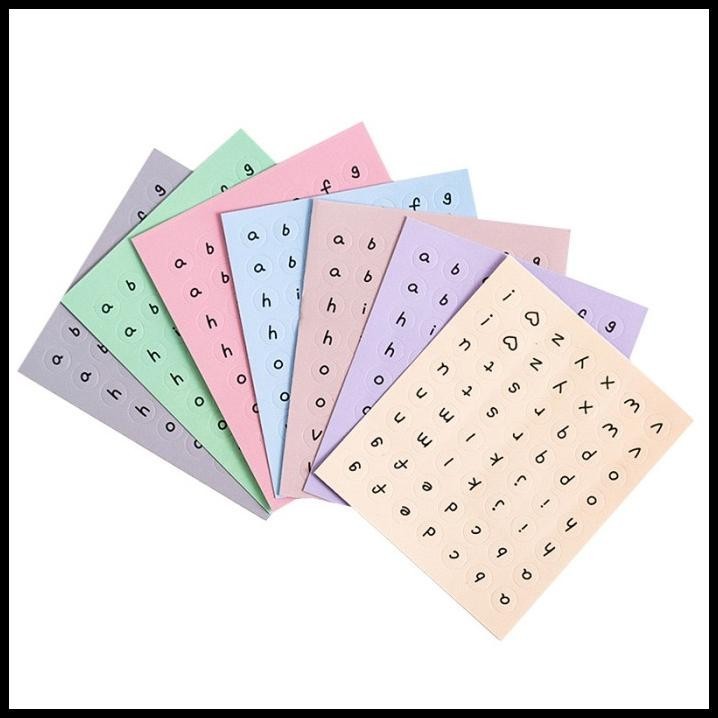 

GRATIS ONGKIR ALPHABET STICKER MINI SCRAPBOOK DIY JOURNAL STICKER AESTHETIC !!!!!!