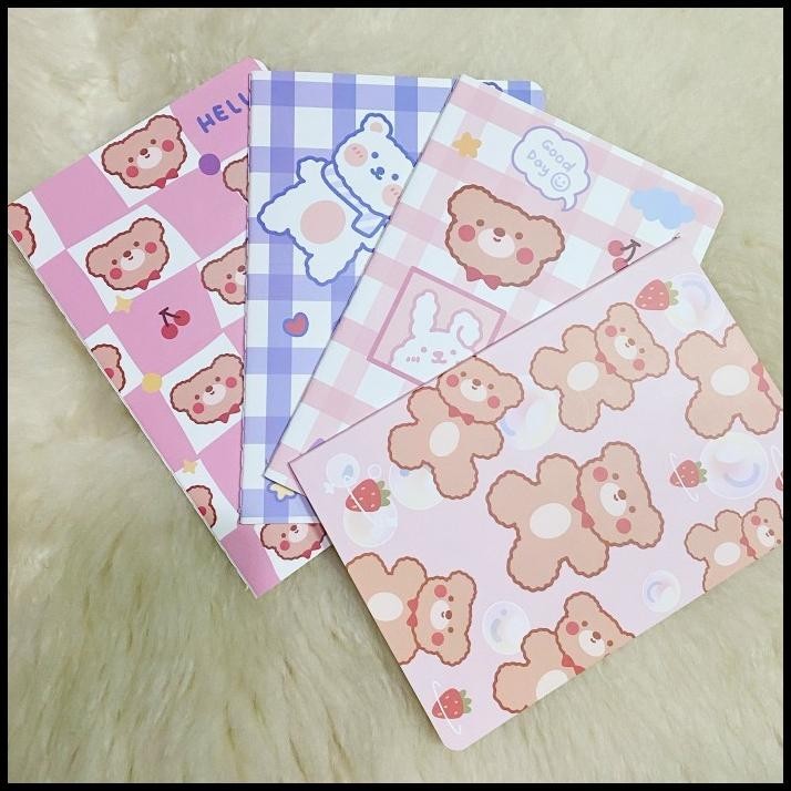 

BEST DEAL BUKU TULIS KOREA A5 NOTEBOOK CATATAN ROUND CUT BERGARIS CUTE