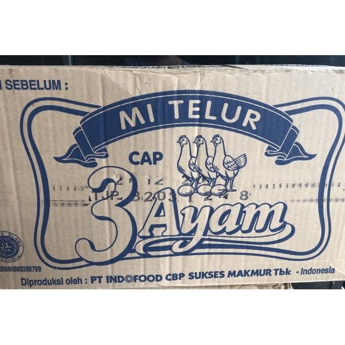 

BIG SALE MIE TELUR 3 AYAM 1 DUS ( ISI 20 PCS) !!!!!
