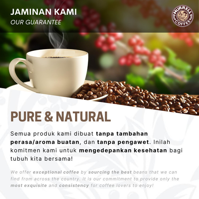 

1 Kg Sumatra Mandheling Kopi Arabica Specialty Premium Murrell Coffee