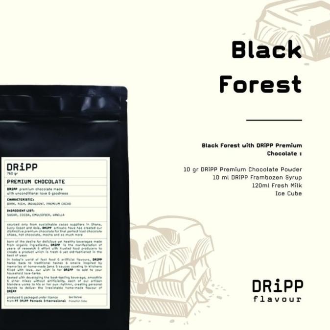 

BIG SALE DRIPP PREMIUM CHOCOLATE POWDER 760 GRAM ( COKLAT BUBUK ) !!!!!