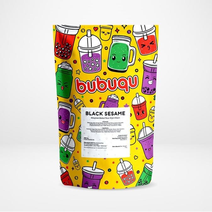 

BIG SALE BLACK SESAME POWDER DRINK BUBUQU 1 KG - MINUMAN BUBUK WIJEN HITAM !!!!!