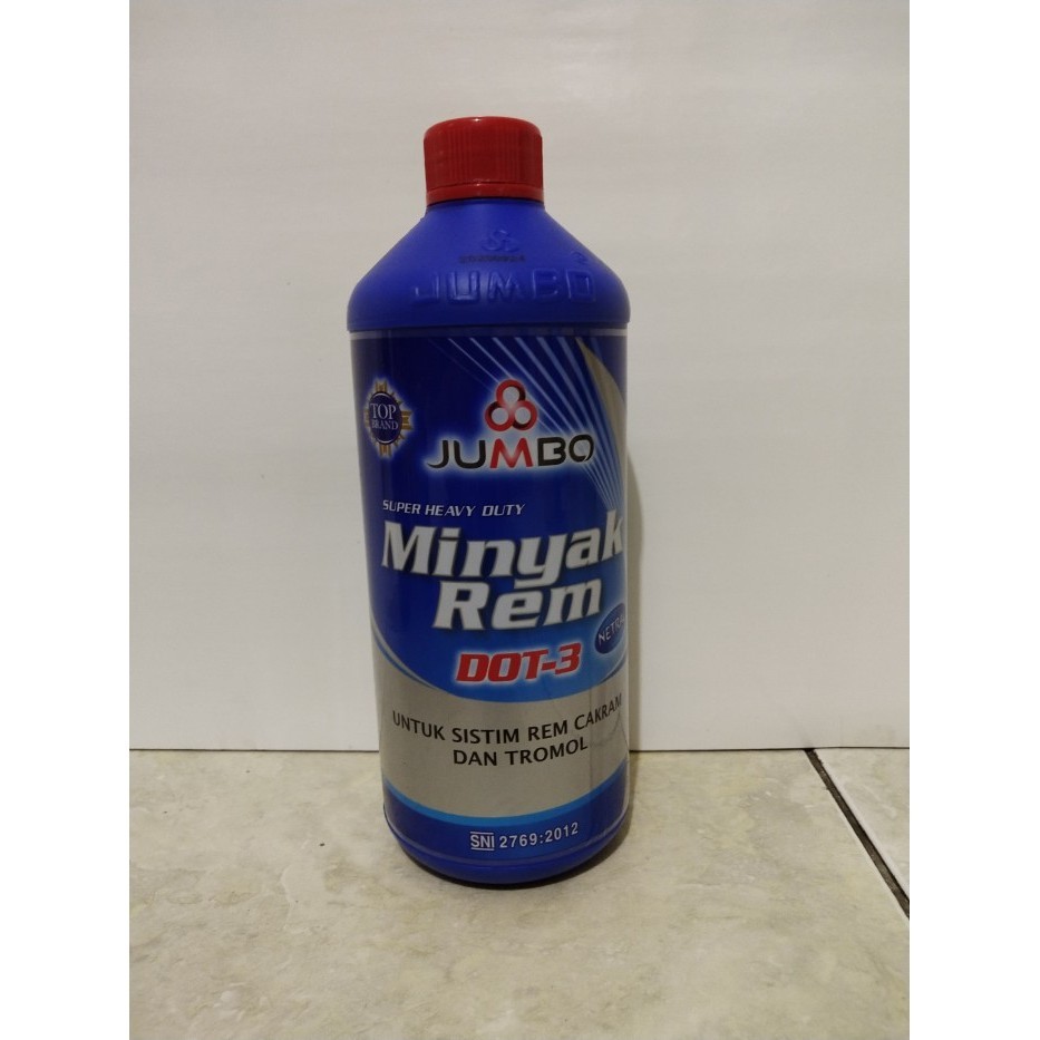 MINYAK REM JUMBO BESAR DOT 3 MERAH 1000 ML 1 LITER 1L