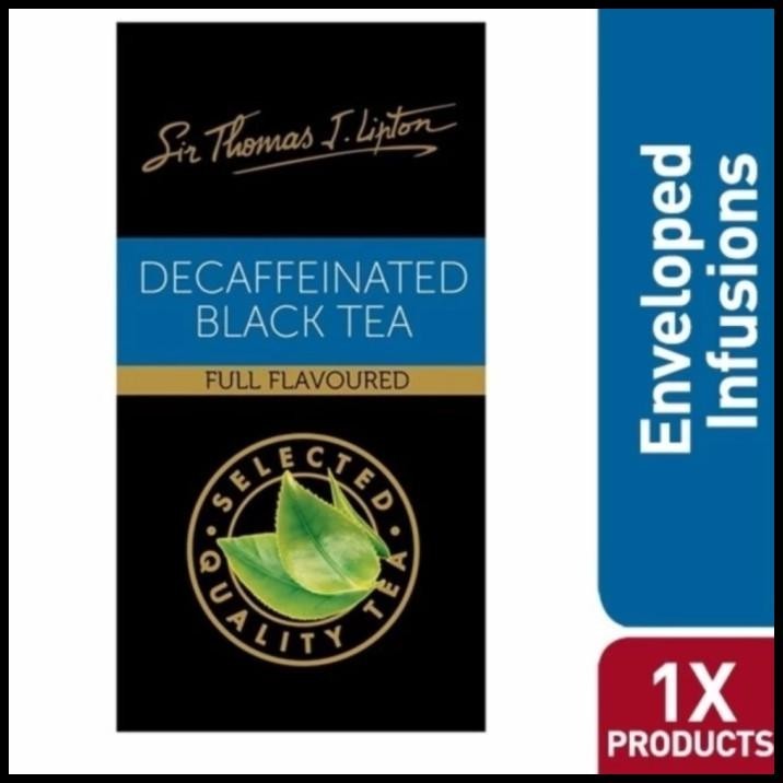 

HOT DEAL LIPTON DECAFFEINATED BLACK TEA STL 25/LIPTON TEA DECAFFEINATED BLACK !!!!