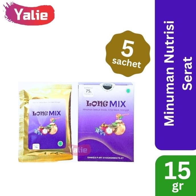 

BIG SALE LONGMIX MINUMAN SERBUK CHIA SEED MANGGIS 225GR ISI 15 SACHET LONG MIX !!!!!