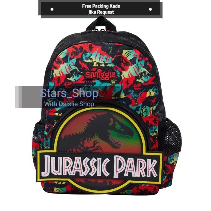 TERBARU | SMIGGLE JURASSIC PARK JUNIOR BACKPACK ORIGINAL / TAS RANSEL ANAK