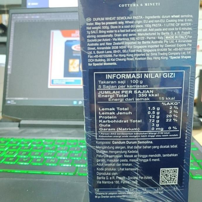 

BIG SALE BARILLA COLLEZIONE FETTUCINE PASTA N.166 500 GR GANDUM DURUM FETUCINI !!!!!