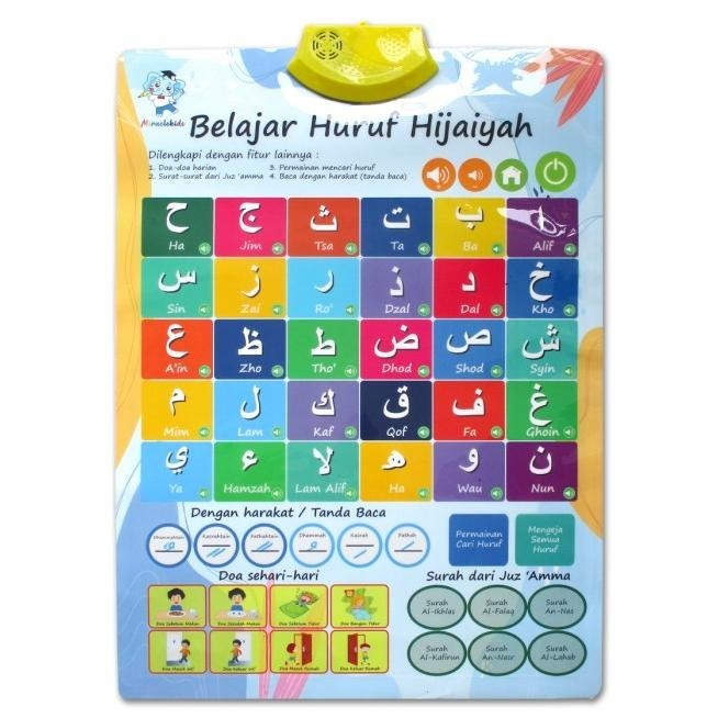 Poster Edukasi Suara Hijaiyah / Poster Sound Hijaiyah Ravneina