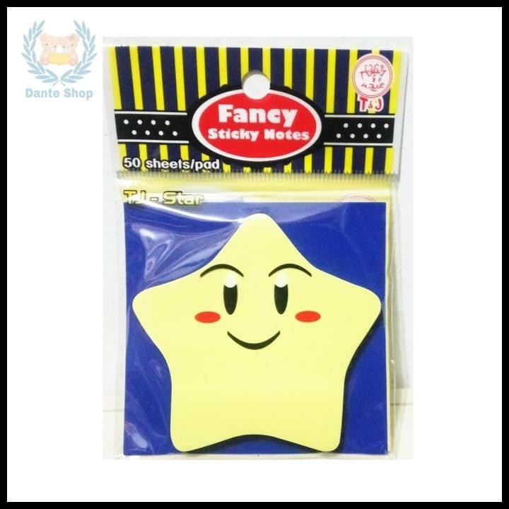 

DISKON FANCY STICKY NOTES TJ-STAR ( 50 SHEETS )
