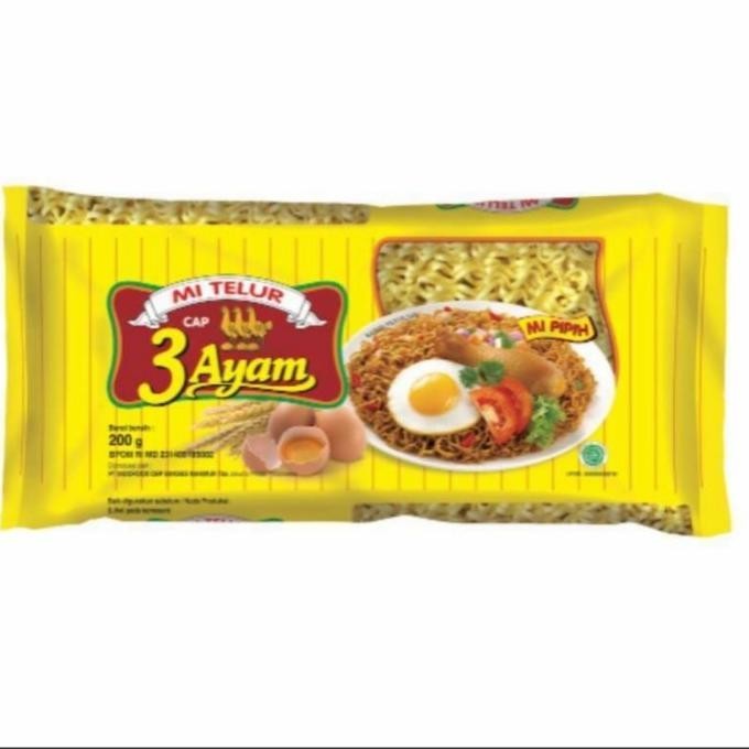 

TERBARU MIE TELOR 3 AYAM 200 GRAM X 20 PCS 1 DUS !!!!!