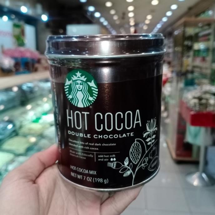 

NEW PRODUK STARBUCKS HOT COCOA DOUBLE CHOCOLATE 198GR KALENG HOT CHOCOLATE COKLAT !!!!!