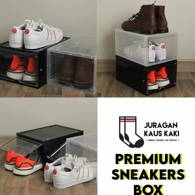 Kotak Sepatu Premium Sneakers Box Display Shoe Box Adidas Nike Jordan