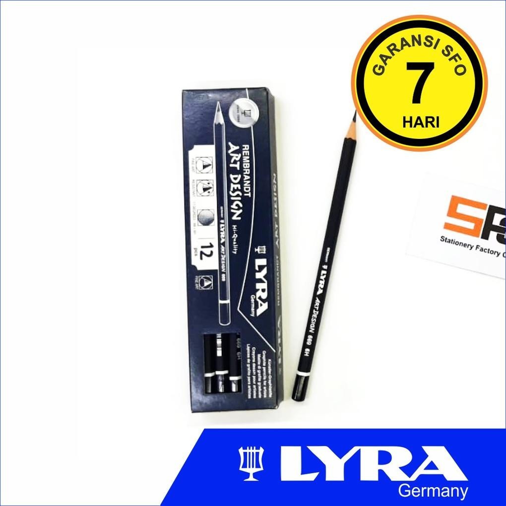 

Pensil Lyra Art Design 669 6H - Graphite Pencil 6H