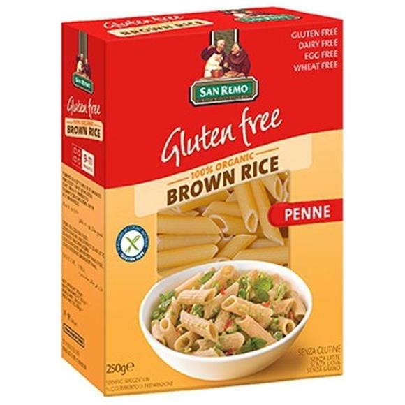 

BIG SALE SAN REMO BROWN RICE PENNE 250 G !!!!!