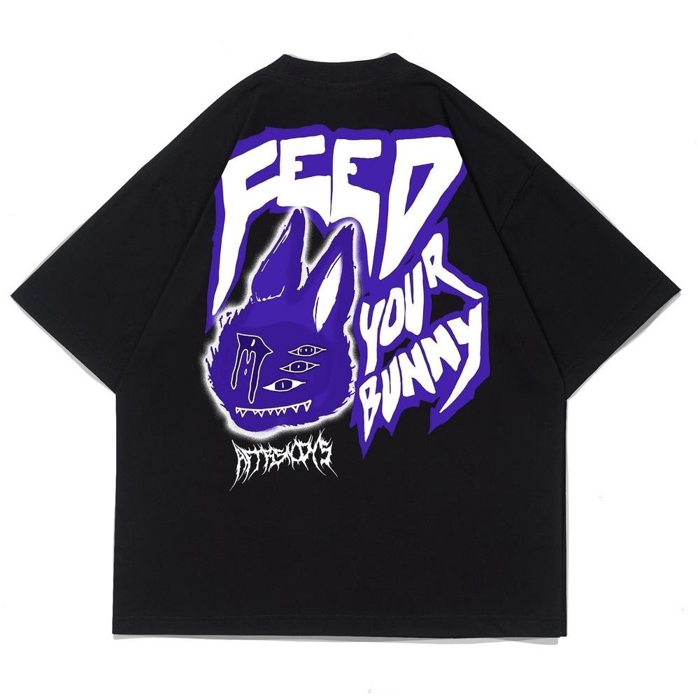 Kaos Viral Feed Bunny Black Aftersundays  Premium Pria Wanita Terlaris