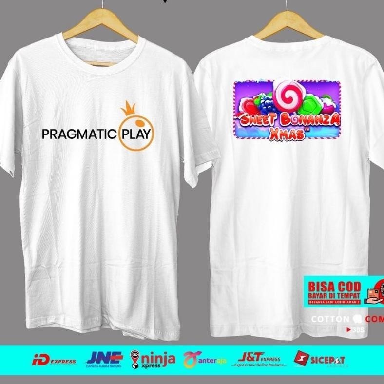 Kaos Baju Sweet Bonanza Xmas Pragmatic Play Game Slot Pragmatic Sweet Bonanza Xmas Distro Original A