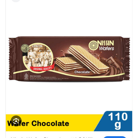 

Nissin Wafer Chocolate 110gr Original