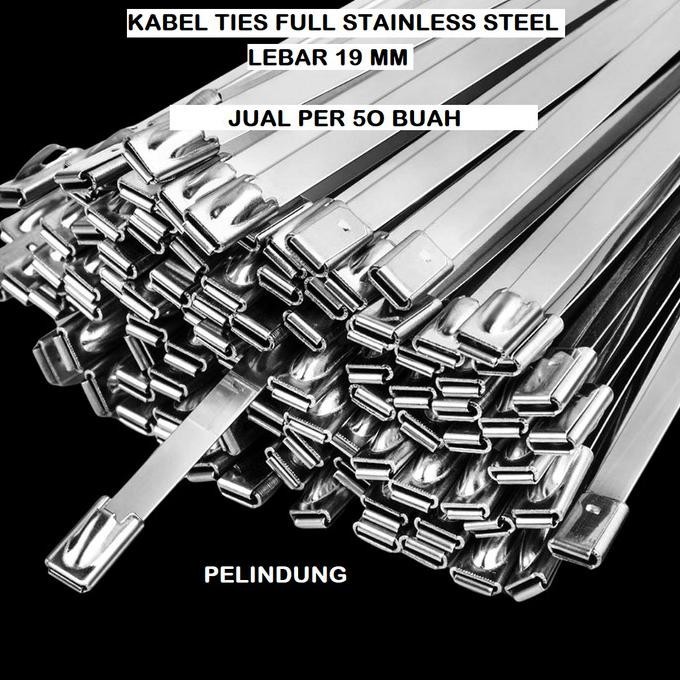 

Per 50 Cable Ties Strapping Lebar 19 Mm X 1 Meter Pengikat Barang Premium Murah Baru