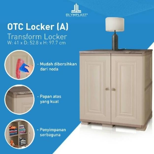 

Olymplast Loker Lemari Penyimpanan Otc A Transform Locker Cupboard Kualitas Premium