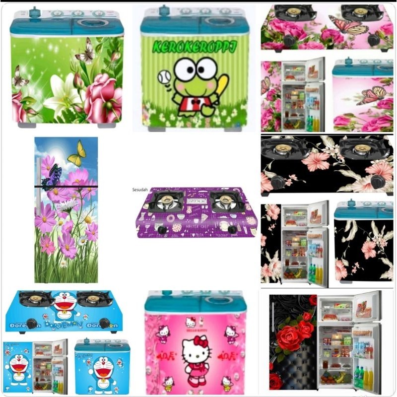 STIKER KOMPOR GAS-KULKAS-MESIN CUCI