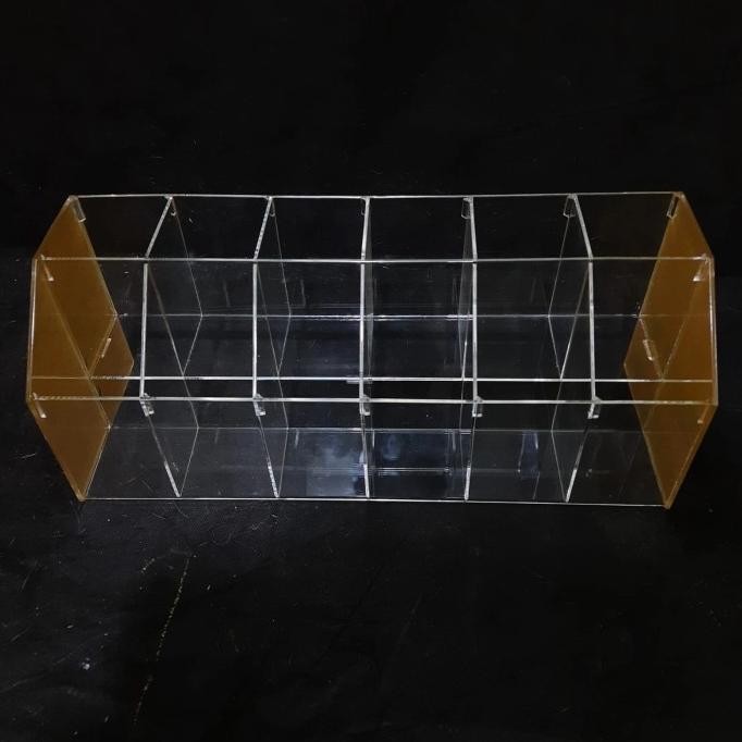 

Acrylic Rak Pensil 2 Susun/Tempat Pulpen Premium Murah Baru