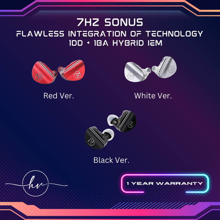 7Hz Sonus In Ear Monitor Earphone