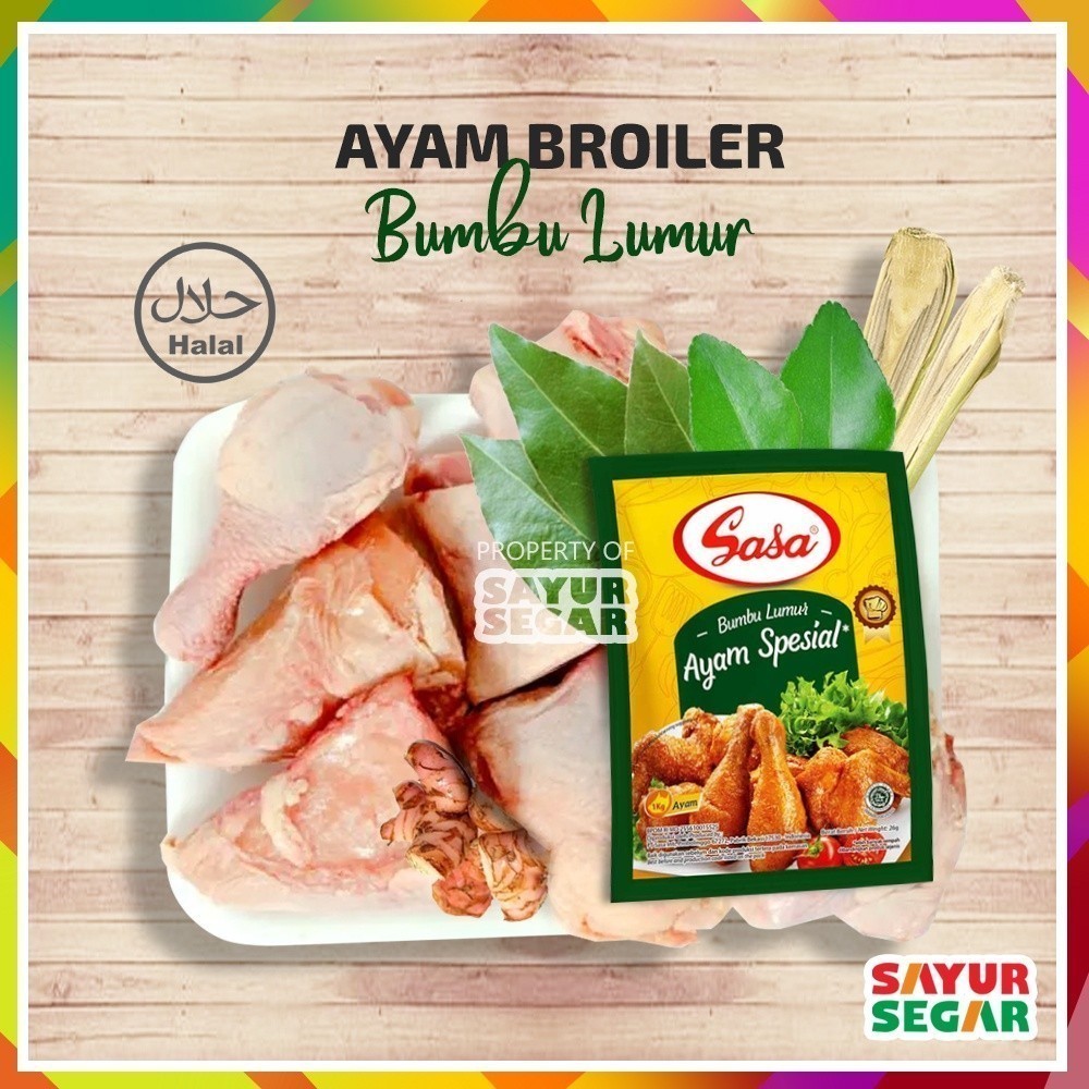 

Ayam Utuh Extra Bumbu Lumur 1 Pack Fresh Halal